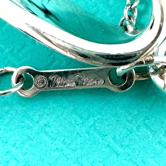 Authentic Tiffany &CO. Paloma Picasso Enamel Red Loving Heart Necklace. - Picture 5 of 16